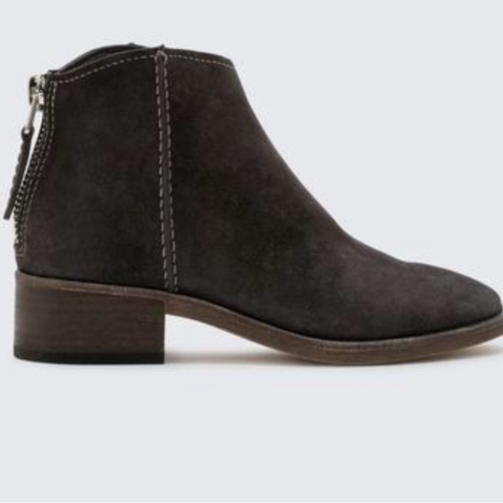 Gently used grey suede Dolce Vita Anthracite booties